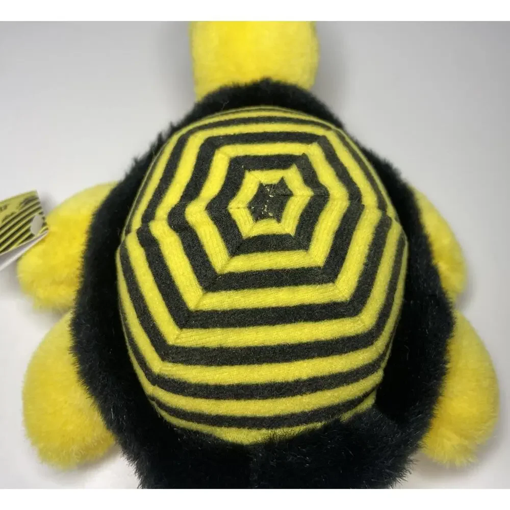 Vintage Applause Cliffs Notes Turtle Plush 8” Yellow Black With Tags